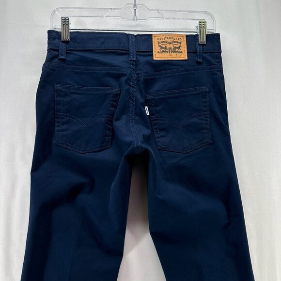 Levi's 511 Slim Pants Youth Boys Sz 14(27x27) Regular Fit Straight Stretch Blue - Picture 5 of 12
